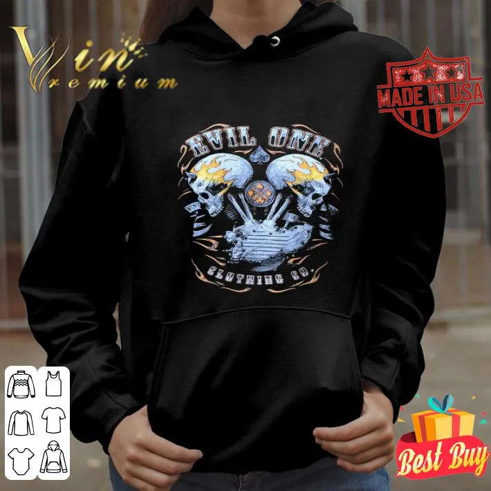 Demon Head Flaming Skulls Biker shirt 4 Demon Head Flaming Skulls Biker shirt